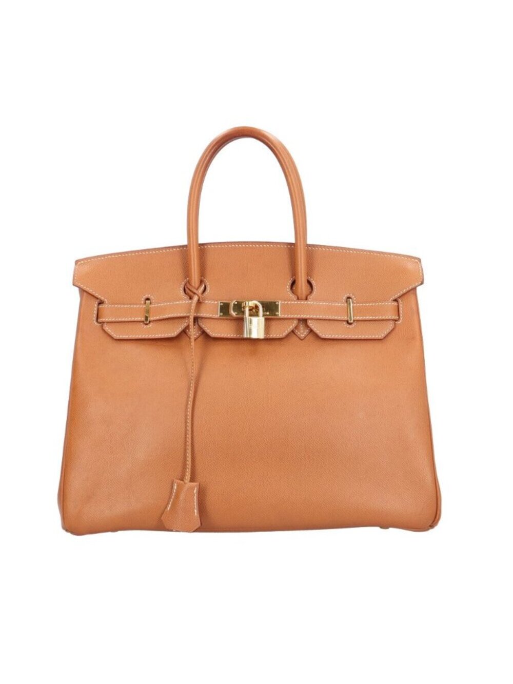 Hermes Birkin 35 Handbag Togo Brown